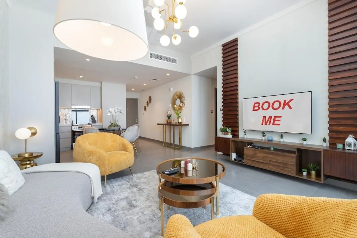 Stylish 2-Bed Oasis With Pool In Peaceful Creek Harbour Διαμέρισμα Ντουμπάι 0*,  Ηνωμένα Αραβικά Εμιράτα